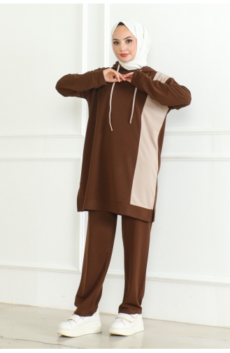 Oversize Sports Suit 2094-04 Brown 2094-04