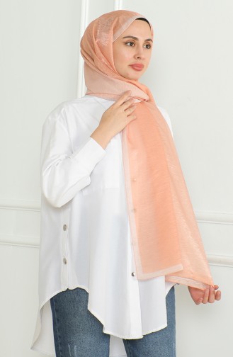 Karaca Gradient Glitter Shawl 81059-02 Salmon 81059-02