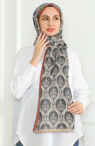 Karaca Soft Shawl 81061-05 Beige Black 81061-05