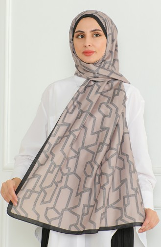 Karaca Soft Shawl 81065-21 Mink Black 81065-21