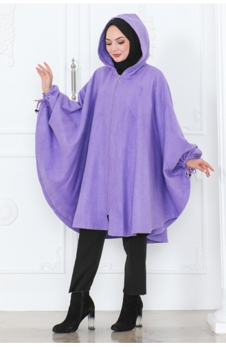 Hooded Poncho 0505-01 Lilac 0505-01