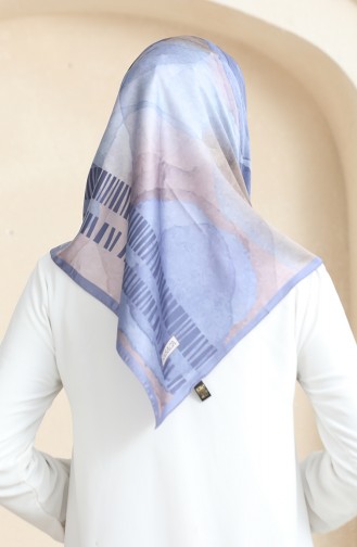 Karaca Rayon Scarf 81067-06 İndigo 81067-06