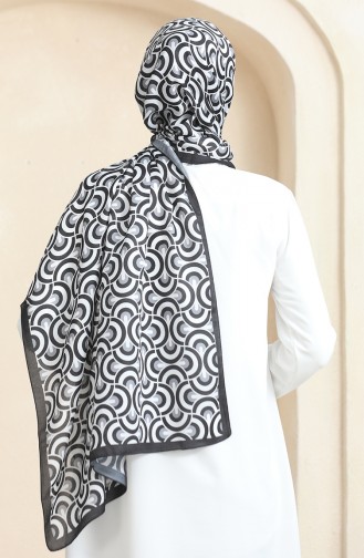 Karaca Soft Shawl 81063-03 Black And white 81063-03