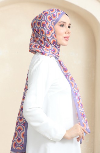 Karaca Soft Shawl 81063-10 Lilac Orange 81063-10