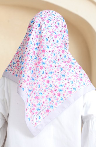 Floral Soft Scarf 90176-02 Lilac Fuchsia 90176-02