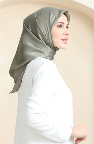 Plain Crystal Scarf 70252-20 Light Khaki Green 70252-20