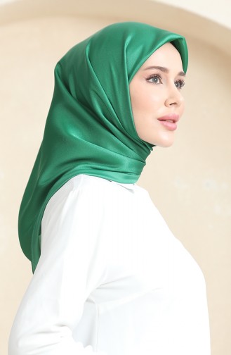 Plain Crystal Scarf 70252-35 Green 70252-35