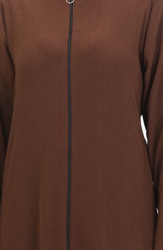 Abaya Mit Rüschenrock 5109-01 Braun 5109-01