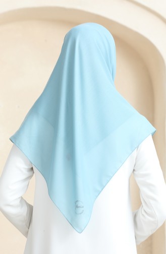 Plain Scarf PRS-SSBWL-09 Cyan 09