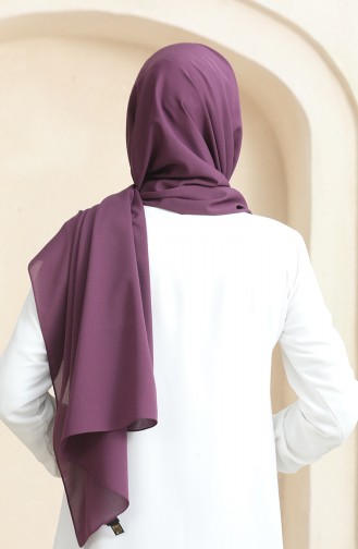 Crepe Plain Shawl 81077-11 Plum 81077-11