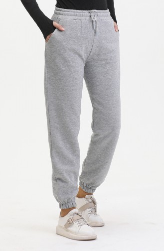 Pantalon De Jogging Coton Peigné Trois Fils 10400-03 Gris 10400-03