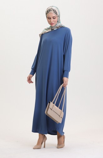 Batwing Sleeve Casual Dress 2000-22 Powder 2000-22