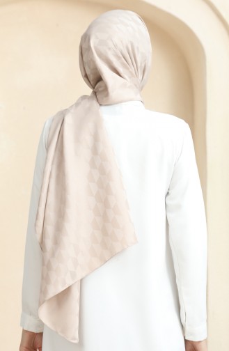 Koza Jacquard Shawl 90181-15 Beige 90181-15