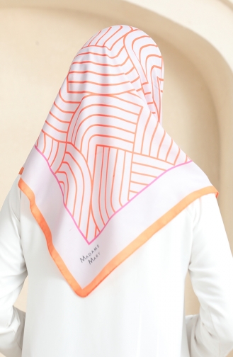 Soft Cotton Scarf 19089-14 Powder Pink Orange 19089-14