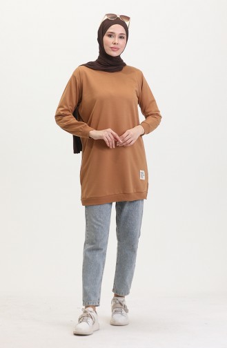 Slit Sports Tunic 0529-08 Tan 0529-08