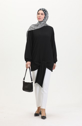 Tuniek Met Riem 1020-01 Zwart 1020-01