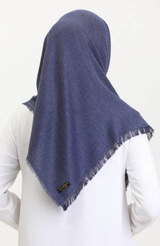 Cashmere Scarf 90182-09 Navy Blue 90182-09