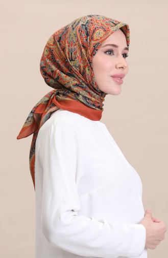 Ethnic Pattern Soft Scarf 90180-10 Tile 90180-10