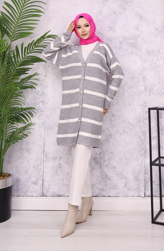 Gray Cardigans 3090-05