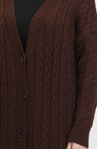 Brown Cardigans 0377-05