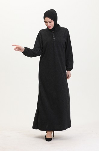 Robe Hijab Noir 0546-02