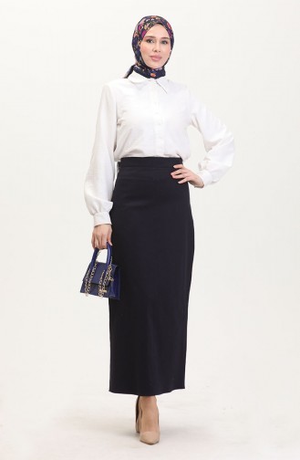 Navy Blue Skirt 2055-01