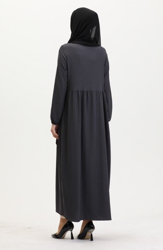 Anthracite Abaya 5056-02