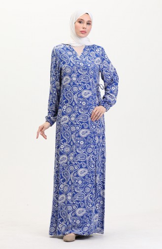 Robe de Prière Indigo 4483AD-03