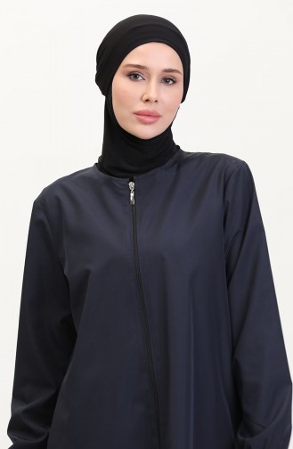 Dunkelblau Hijab Badeanzug 9003-02