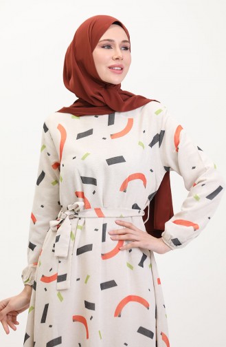 Robe Hijab Crème 91817-03