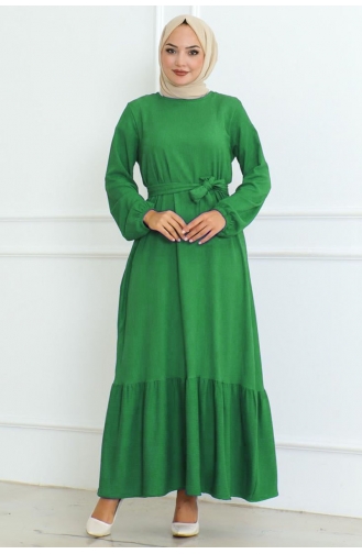 Light Green Hijab Dress 2005-03