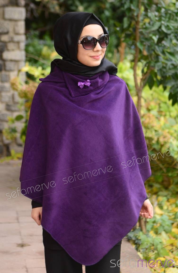 Purple Poncho 11067-05 | Sefamerve