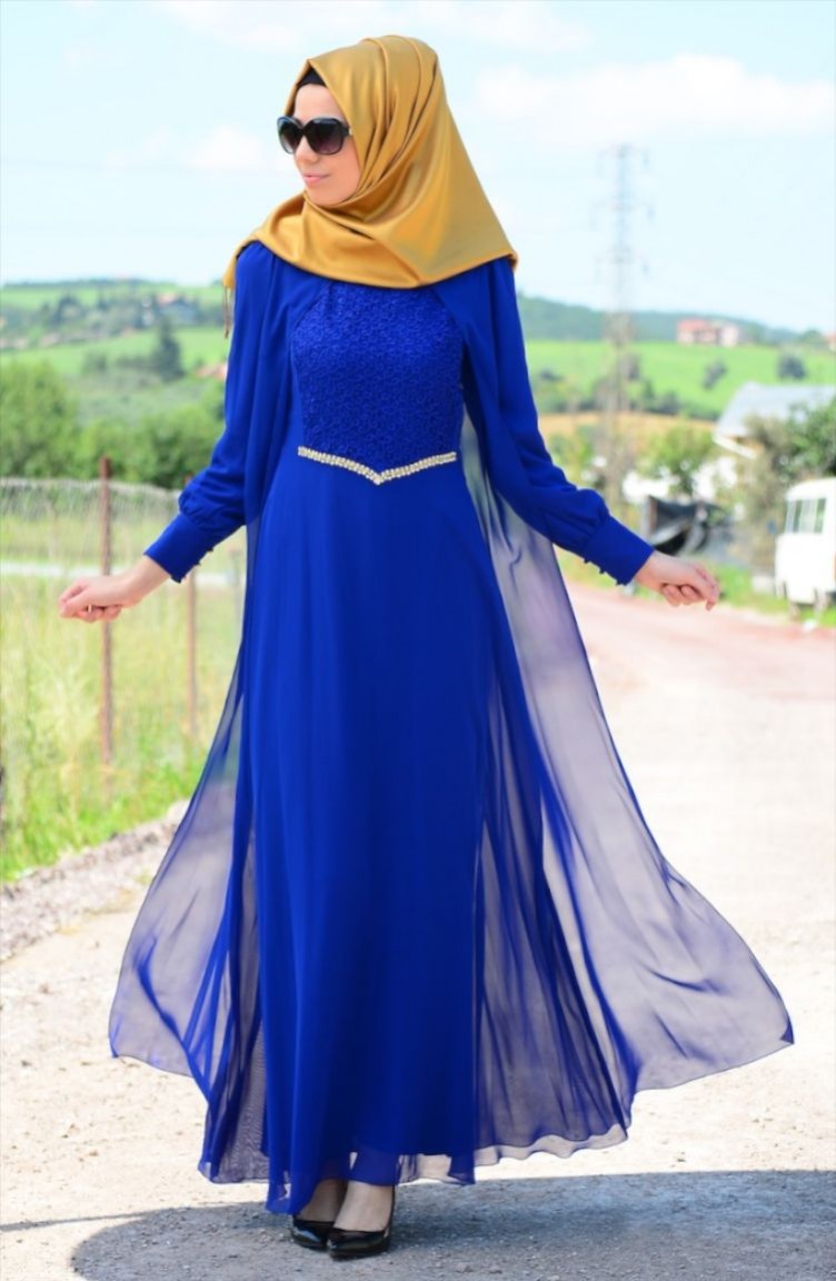 Saxe Hijab Dress 52264-03 | Sefamerve