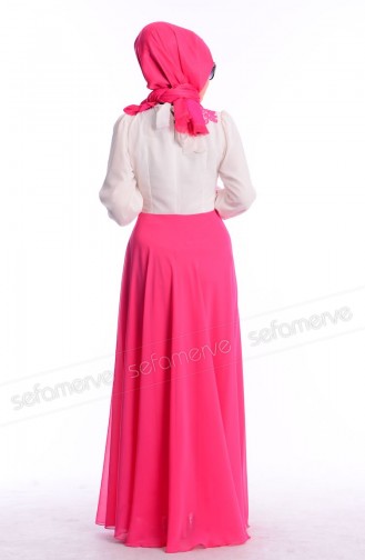 ZRF Hijab Dress 0400-10 Pink 0400-10