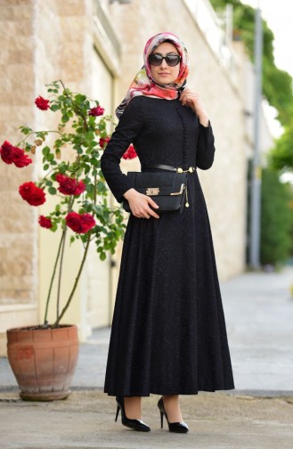 Robe Hijab Noir 5251-05
