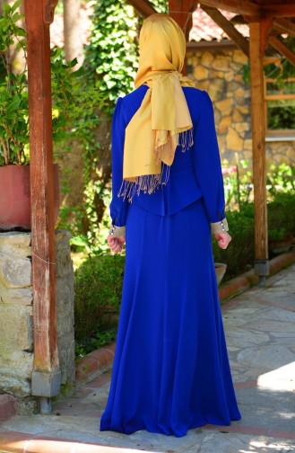 Hijab Abendkleid 3111-04 Saks 3111-04
