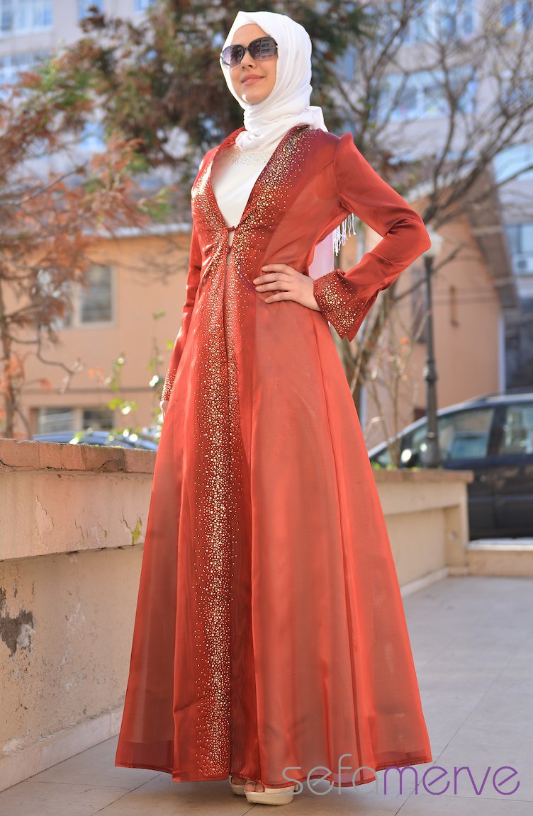 Hijab Evening Dress 910-02 | Sefamerve
